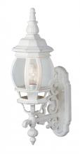  4050 WH - Francisco 1-Light Outdoor Beveled Glass Coach Wall Lantern